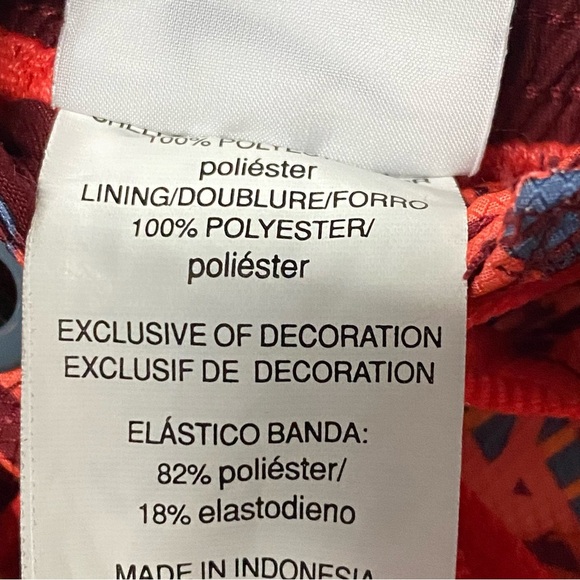 Nike Swim Trunks Men XL Colorful Tie Waist Geometric Board Shorts Mesh Brief 9” - Picture 4 of 11